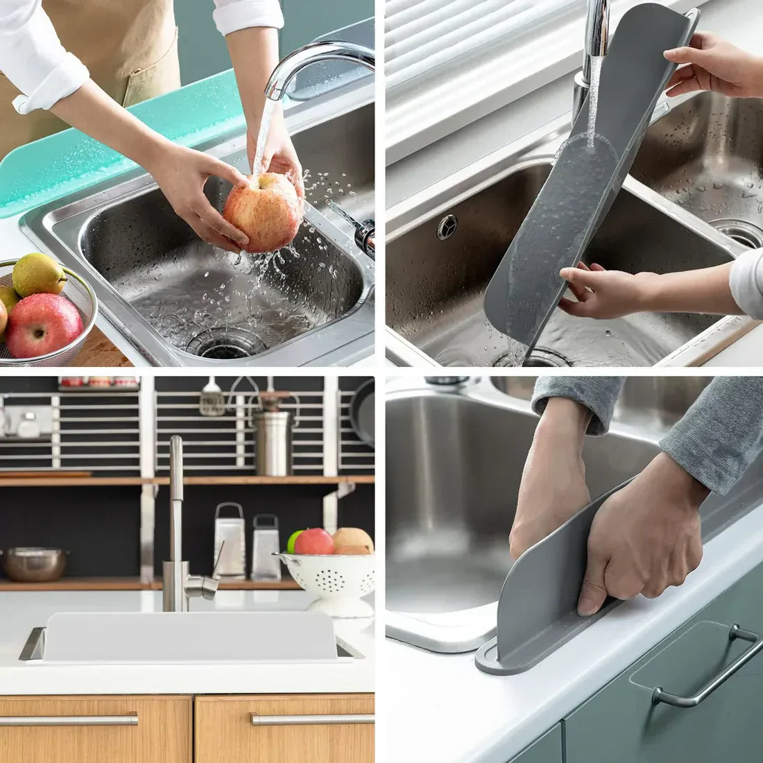 Splash Guard for Kitchen Sink & Wash Basin ( Buy 1 Get 1 Free )