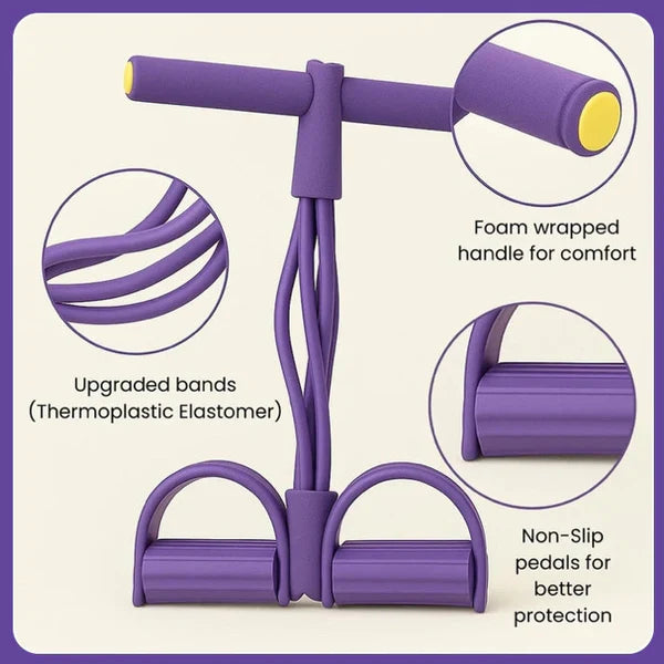 🧘 Yoga Pedal Puller Resistance Band