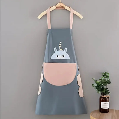 Adorable Animal Apron with Large Pocket (Buy 1 Get Free)