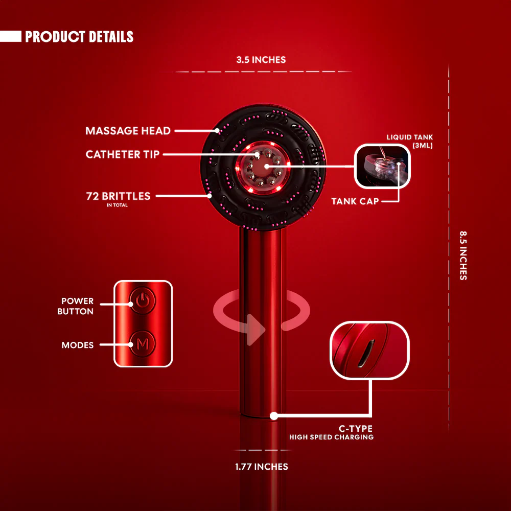 Electric Vibration Massage Comb