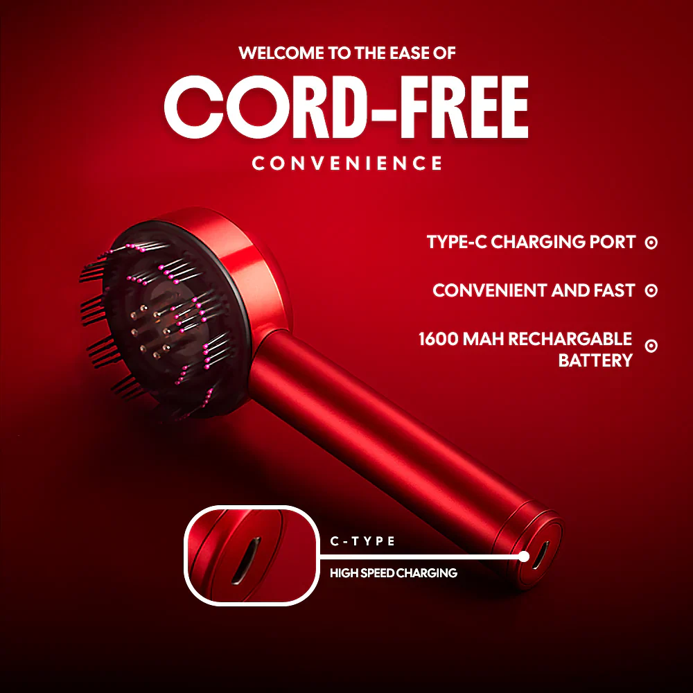 Electric Vibration Massage Comb