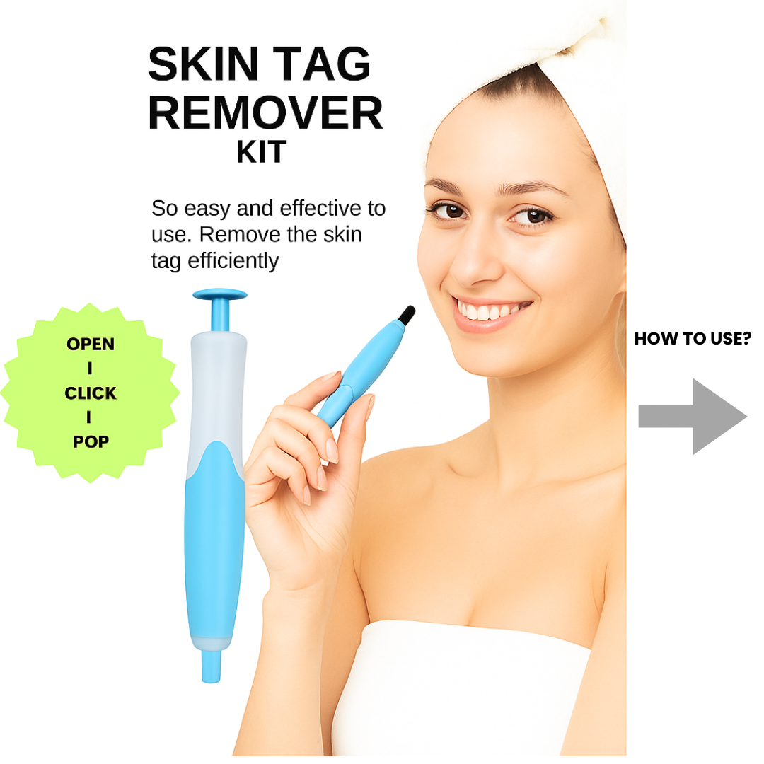 2 in 1 SKIN TAG REMOVER KIT - ABSOLUTELY PAINLESS