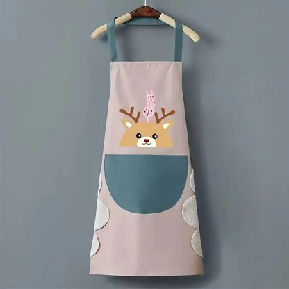 Adorable Animal Apron with Large Pocket (Buy 1 Get Free)