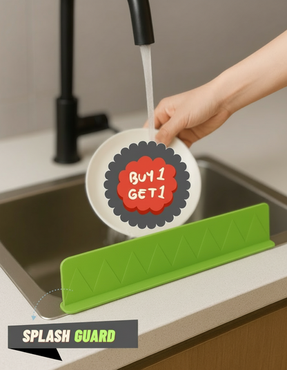 Splash Guard for Kitchen Sink & Wash Basin ( Buy 1 Get 1 Free )