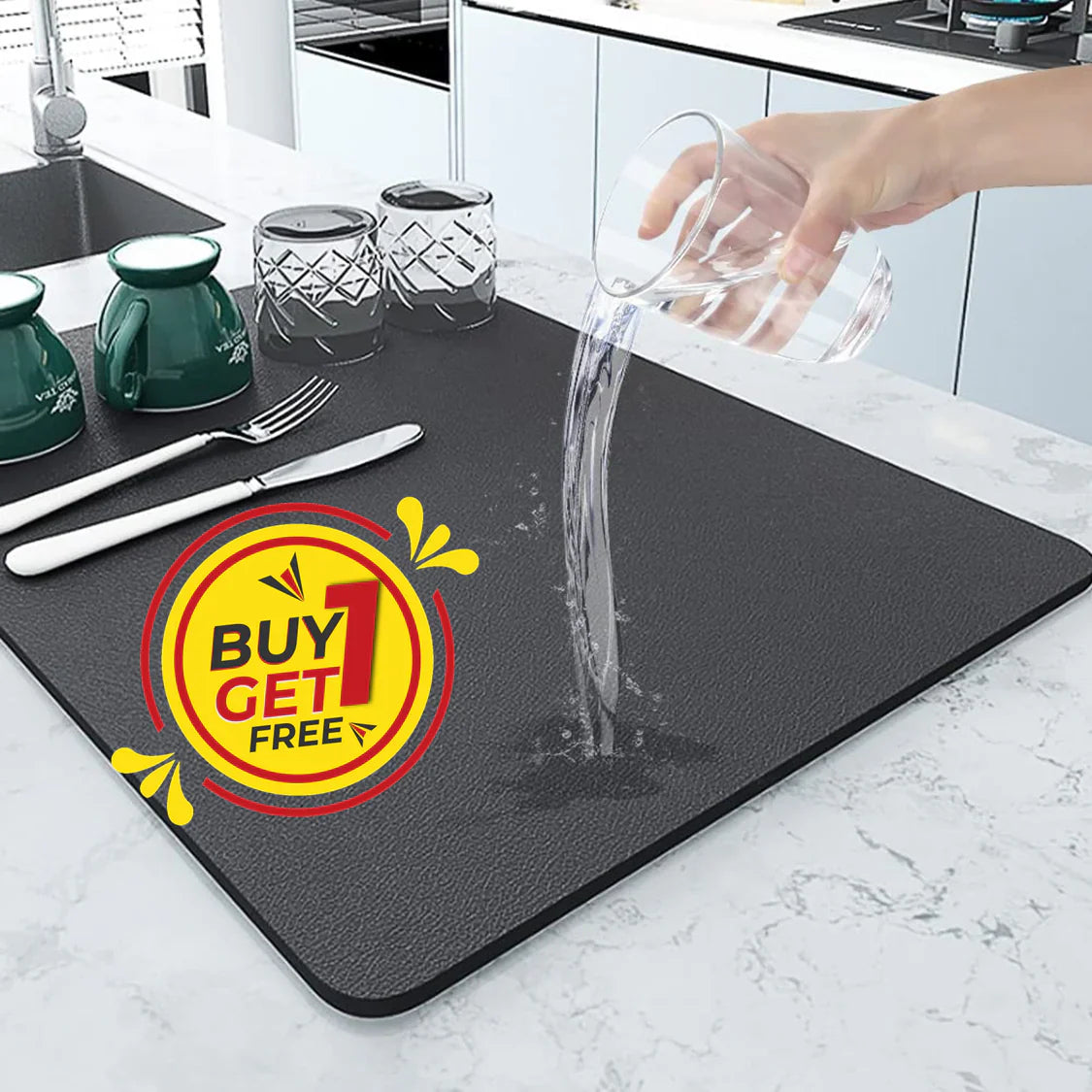 Drying Kitchen Mat  (BUY 1 & GET 1 FREE)